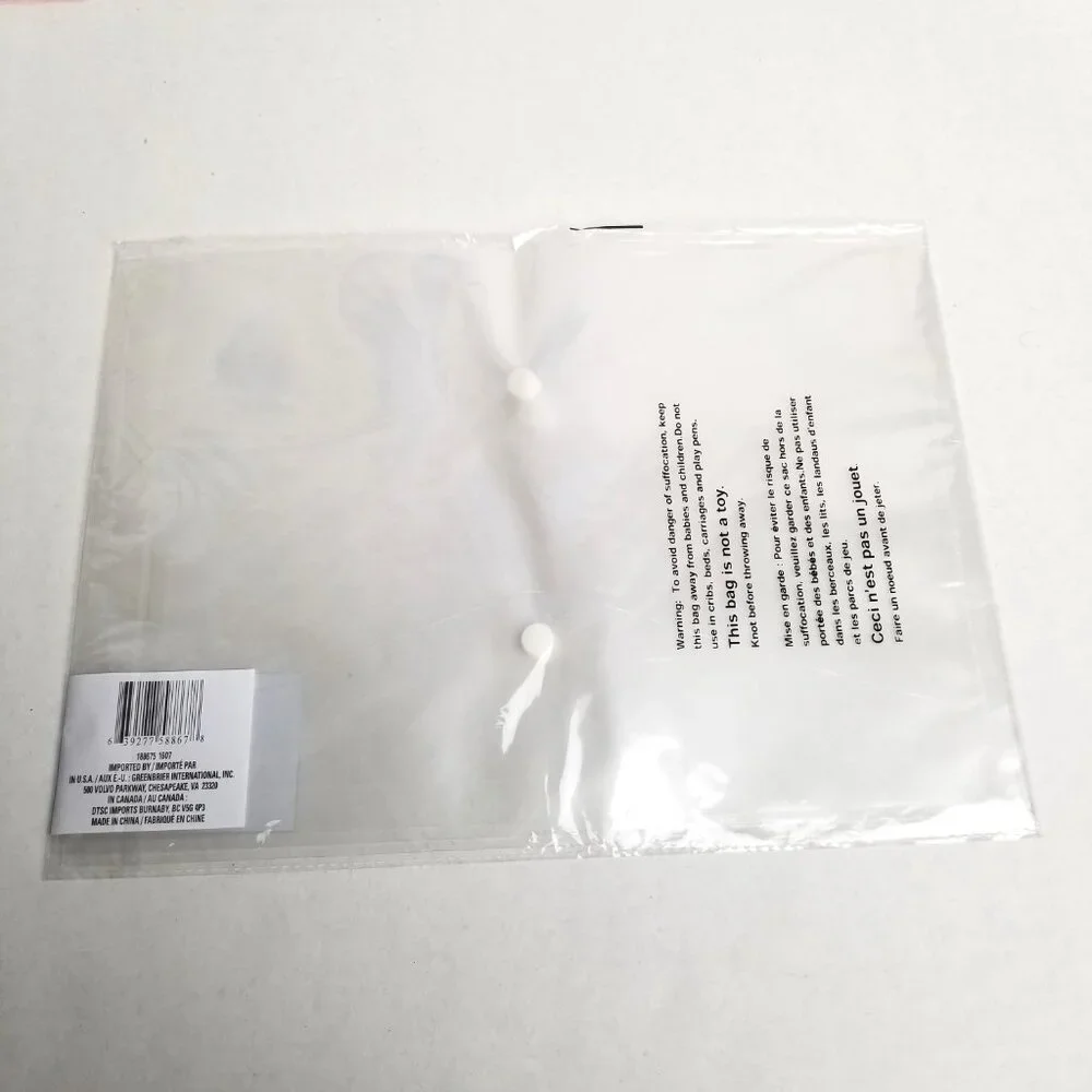 Plastic Document Wallets 12 Pack Button Closure Letter Office Organization